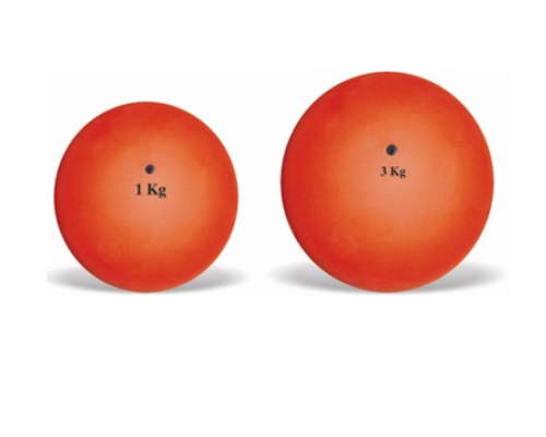 실내 연습용 포환 -1kg 100mm, 2kg 105mm, 3kg 110mm, 4kg 125mm